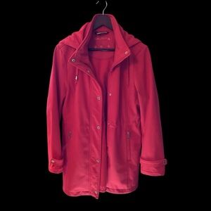 Nautica | Fleece Lined Coat with Hood Red, see description for size